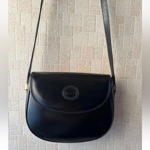 Gucci Black Leather Crossbody Bag